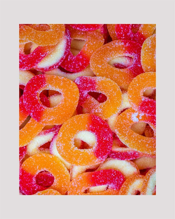 Perzikringen (500 g)