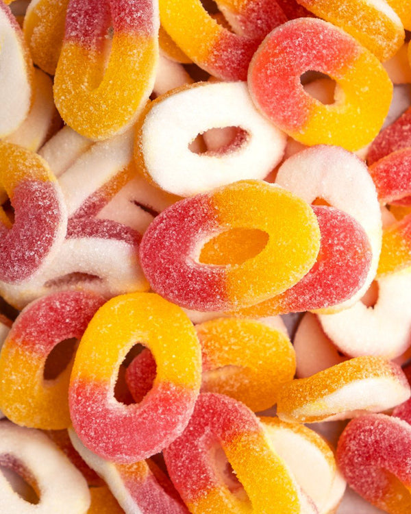 Perzikringen (500 g)