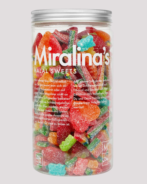 Doos met veganistische gummibeertjes (1 kg)